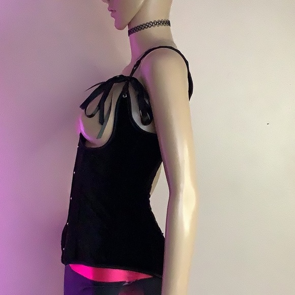 SMALL VELVET PRINCESS CORSET - Picture 7 of 13